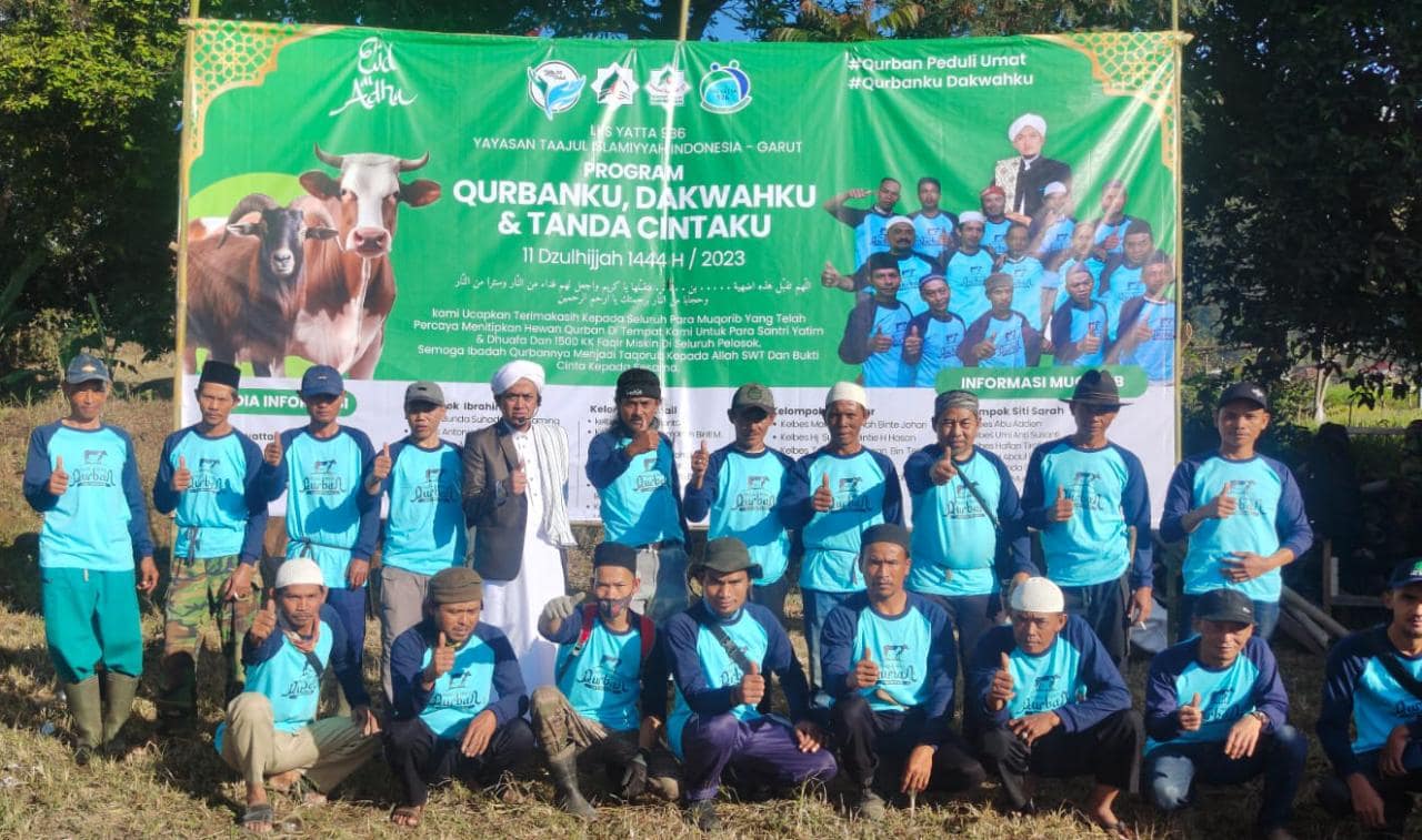 Dokumentasi poto bersama sebelum penyembelihan