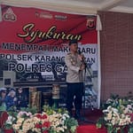 Mako Polsek Karangpawitan yang baru diresmikan Mako Polsek Karangpawitan yang baru diresmikan
