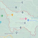 Peta Kecamatan Selaawi dilihat dari Google Maps