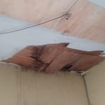 Plafon kantor Korwil Pendidikan Pamulihan bolong-bolong Plafon kantor Korwil Pendidikan Pamulihan bolong-bolong