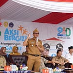 Wakil Bupati Garut Helmi Budiman melaunching pekan aksi bergizi Wakil Bupati Garut Helmi Budiman melaunching pekan aksi bergizi