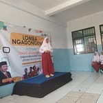 Ananda Fitri Padila Saat Mengikuti Lomba Ngadongeng