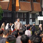Bupati Garut Rudi Gunawan Saat Apel Bersama THK II