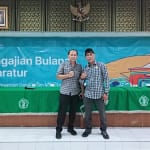 Ustadz Buddy Oconk perwakilak Ikadam 12 (kanan)