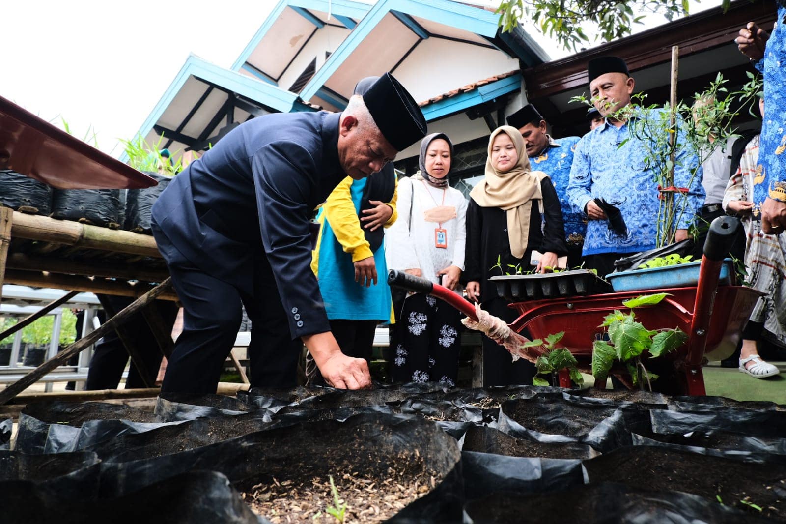 Sekda Garut Nurdin Yana menyebut program tanam panen cepat dengan memanfaatkan pekarangan untuk menanam komoditi pangan bisa tekan inflasi Sekda Garut Nurdin Yana menyebut program tanam panen cepat dengan memanfaatkan pekarangan untuk menanam komoditi pangan bisa tekan inflasi