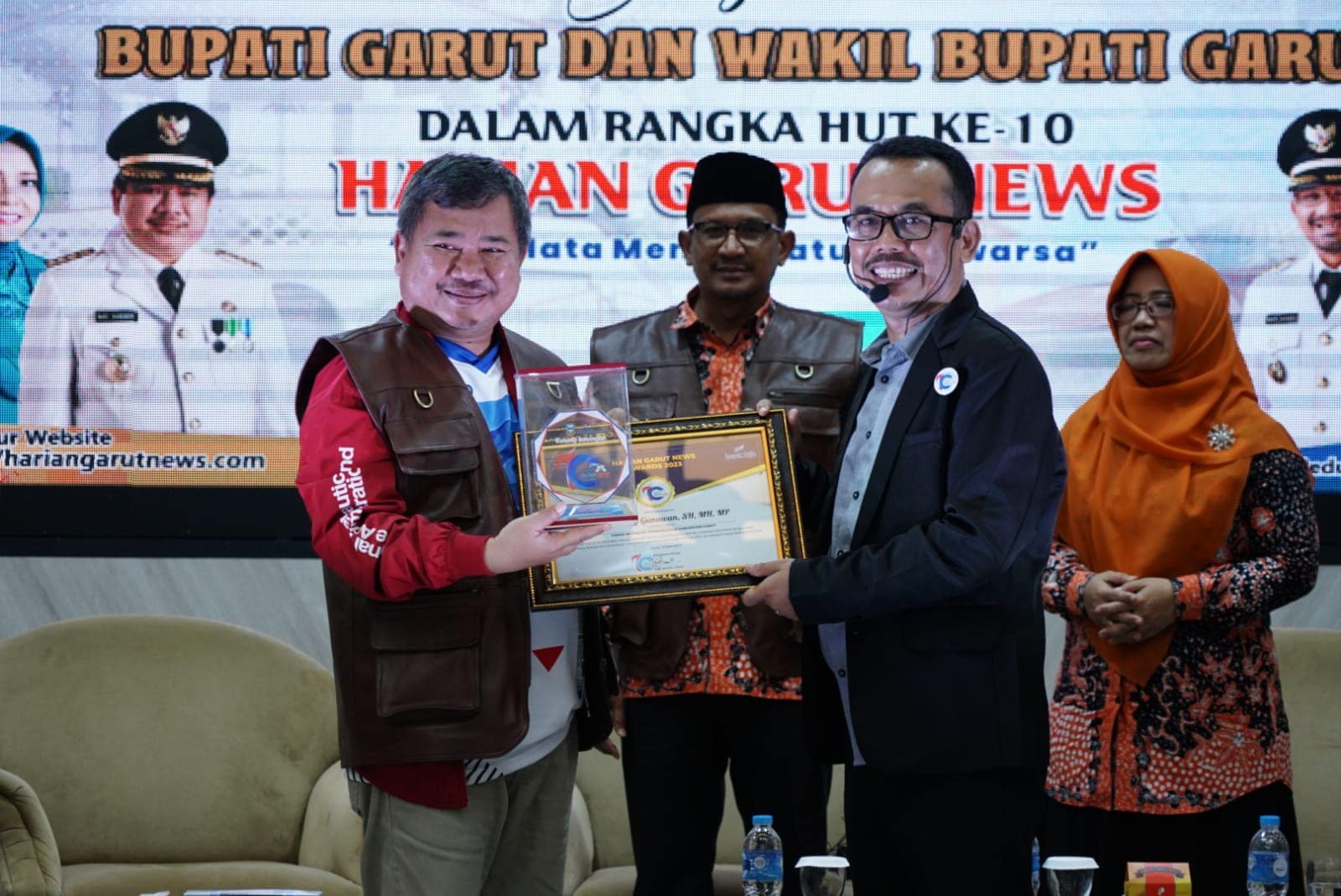 Rudy-Helmi Merasa Belum Maksimal Memimpin Kabupaten Garut, Meski Dianugerahi Pemimpin Inspiratif Pembangunan