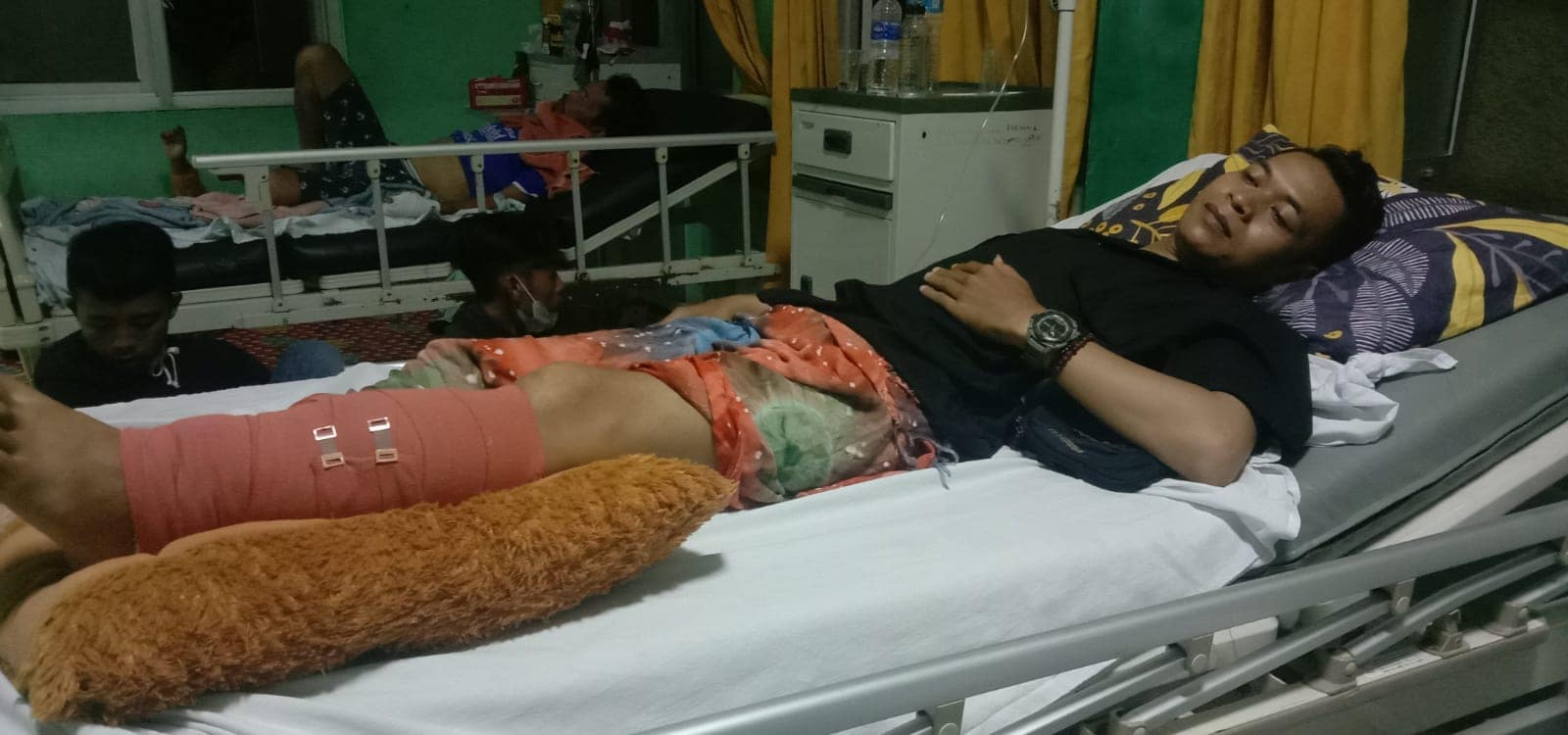 Muhamad Bagus Hidayatullah, driver ojol yang sempat mengalami kesulitan biaya untuk operasi kakinya Muhamad Bagus Hidayatullah, driver ojol yang sempat mengalami kesulitan biaya untuk operasi kakinya