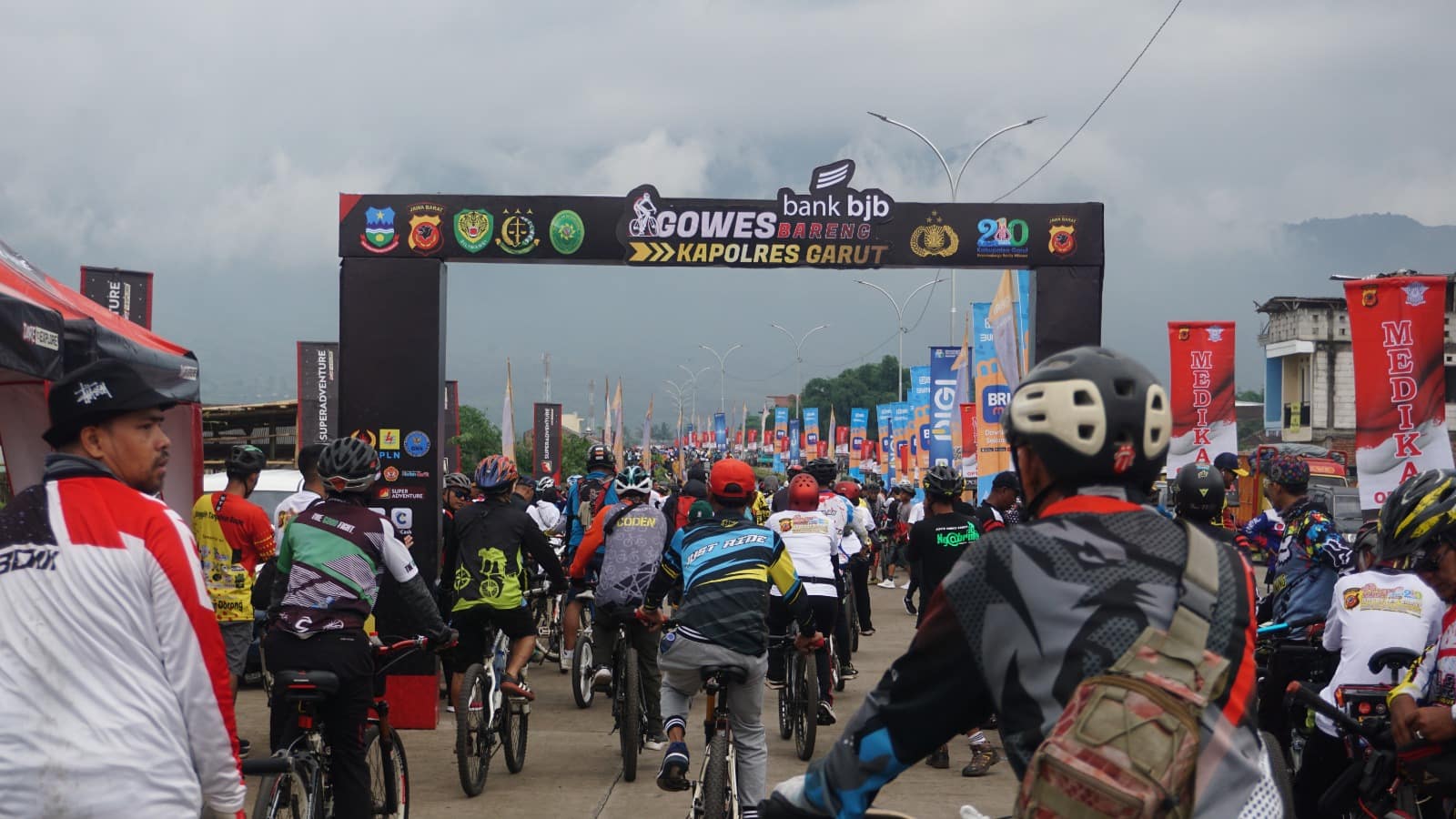 Bupati Garut menghadiri Gowes bareng Kapolres Bupati Garut menghadiri Gowes bareng Kapolres