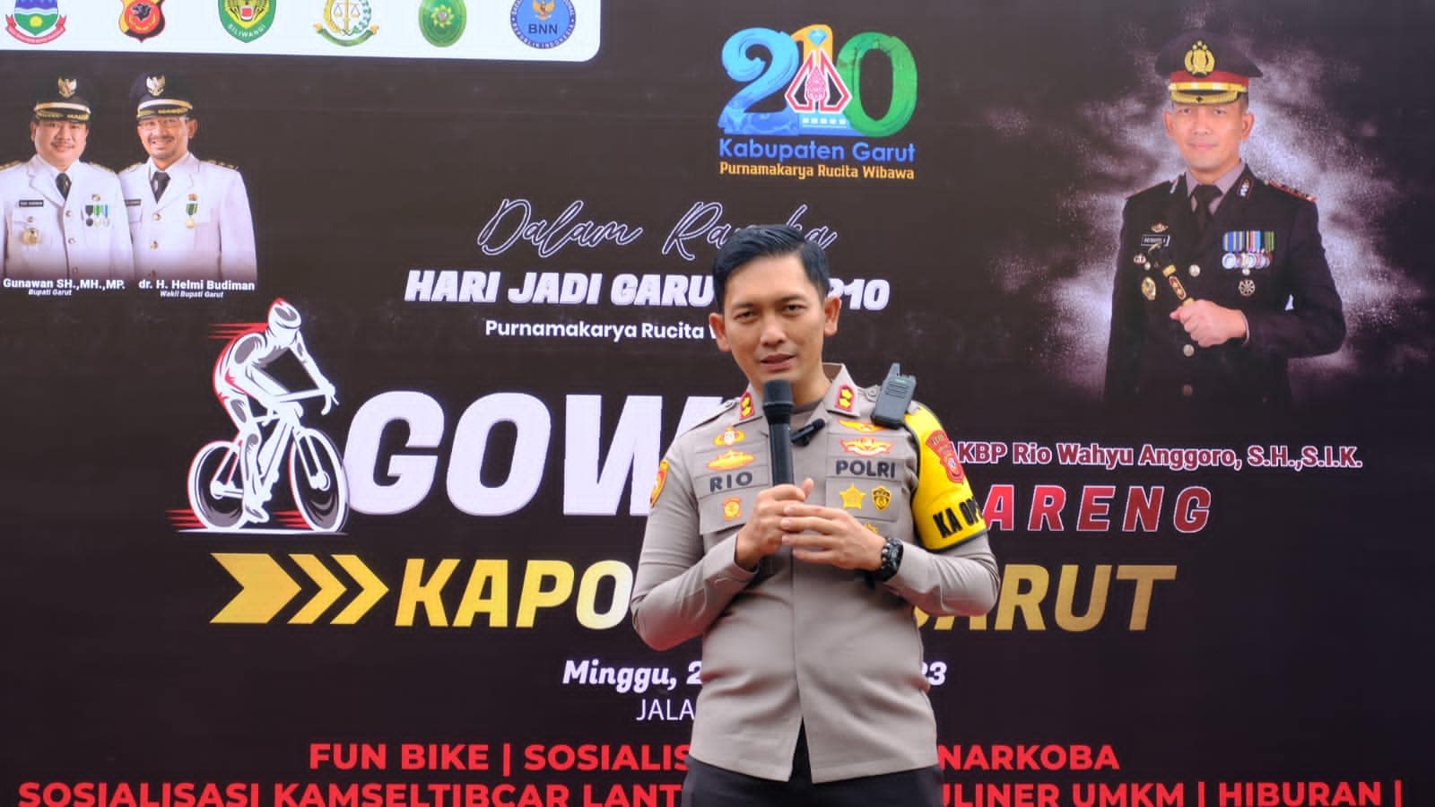 Polres Garut akan gelar gowes bareng Kapolres, dalam rangka peringati Hari Jadi Garut ke-210 Polres Garut akan gelar gowes bareng Kapolres, dalam rangka peringati Hari Jadi Garut ke-210