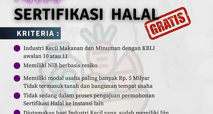 panplet pendaptaran sertipikasi Halal panplet pendaptaran sertipikasi Halal