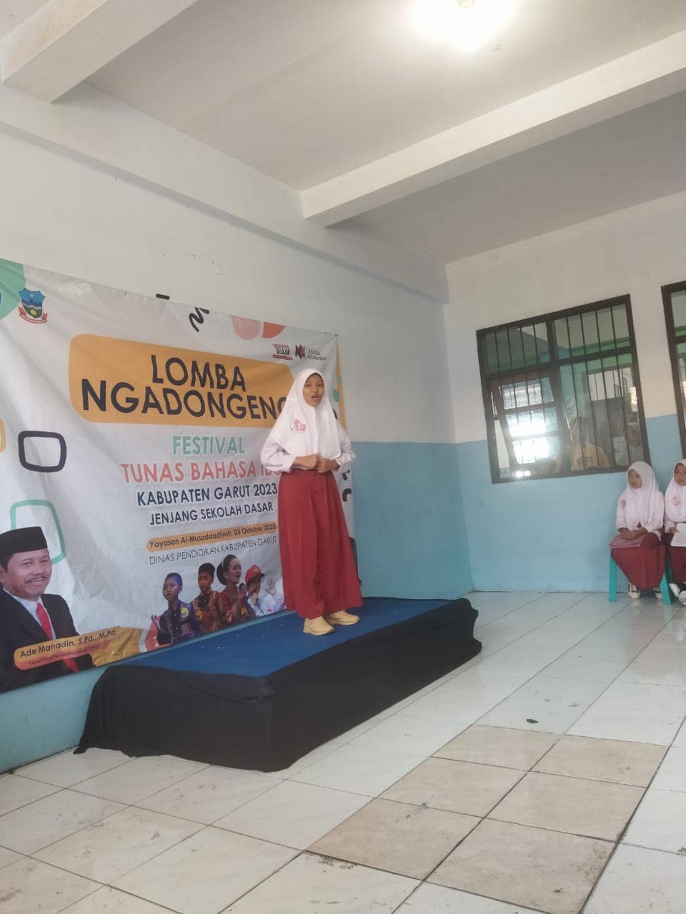 Ananda Fitri Padila Saat Mengikuti Lomba Ngadongeng
